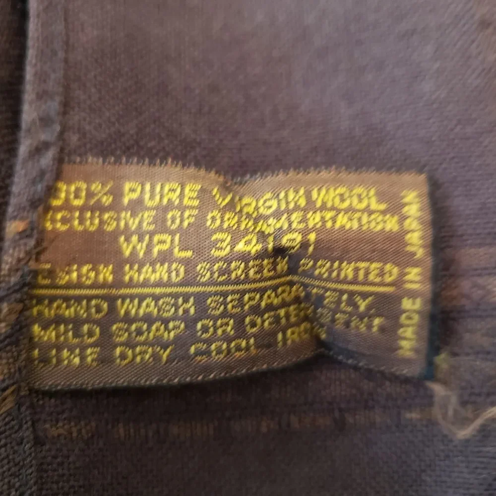 100% Virgin Wool Scarf made In JAPAN